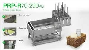 Pre-prensa para  quesos  de pasta semidura  y dura  modelo   PRP-R marca   Plevnik