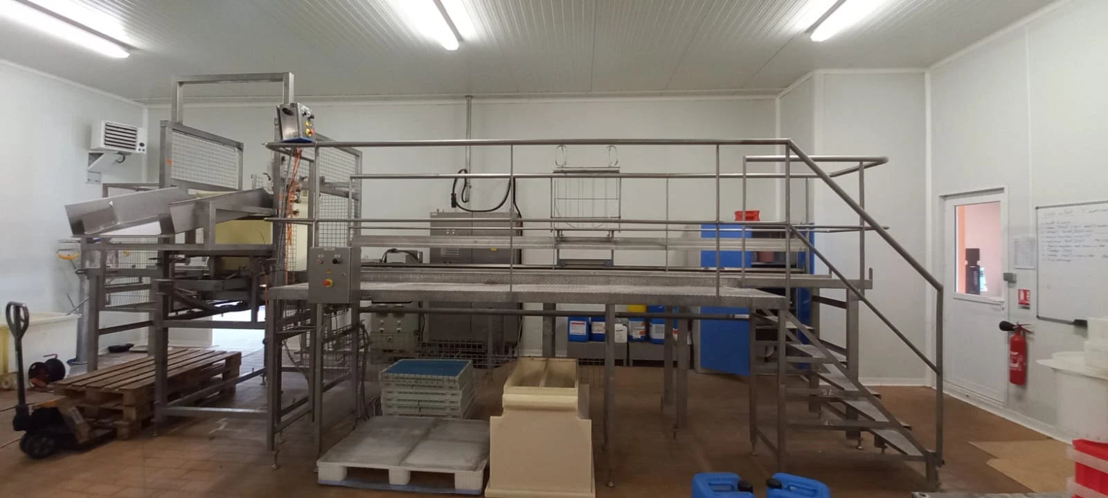 Linea  de cuajado y Moldeo de queso marca TECNAL Idela para queso camembert o Brie