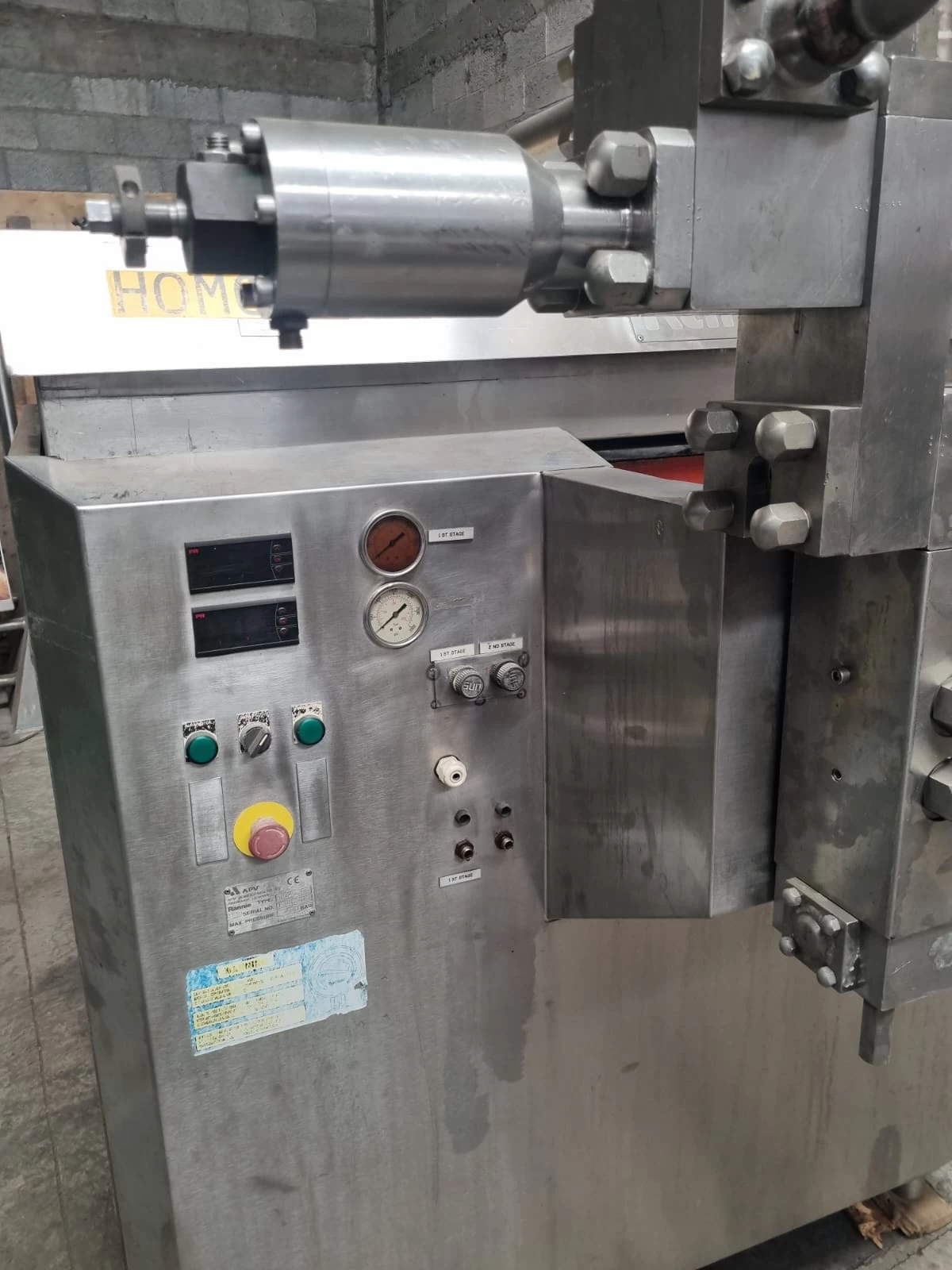Homogeneizador APV Rannie 5,000 lt/hr