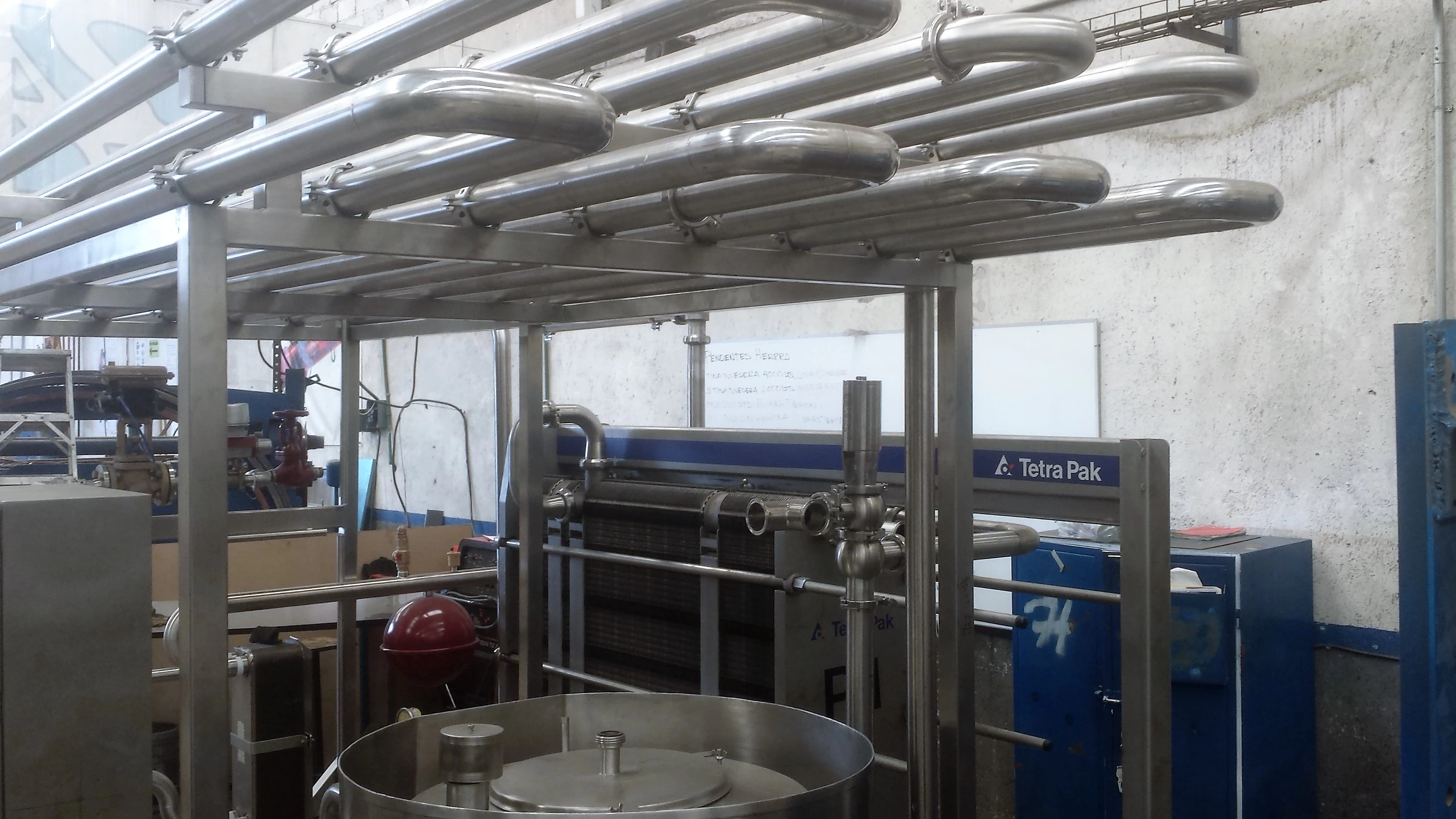 Pasteurizadores HTST Continuos  por medio de intercambiador  de placas   Totalmente  automaticos