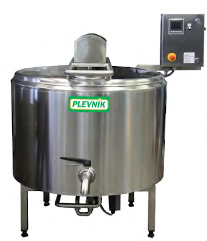 Tinas de pasteurización   y fermentacion  marca Plevnik