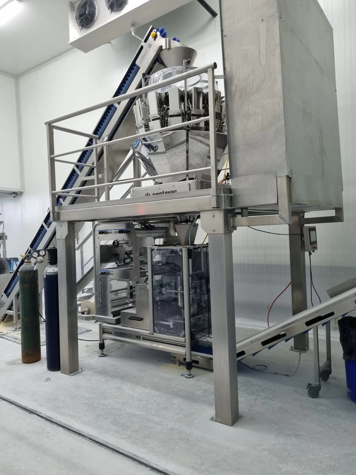 Empacadora  Vertical  para queso rallado o molido Pentavac